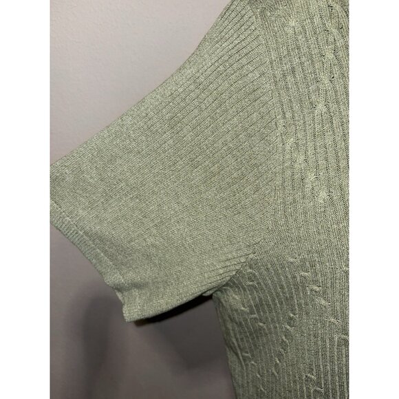 Alfred Dunner Pullover Knit Top Womens Size 1X Short Sleeve Made In USA - Picture 3 of 8